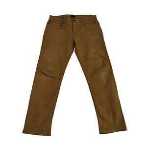 Banana Republic Mens Brown Straight Leg Pants 36x32 Cotton Blend Stretch